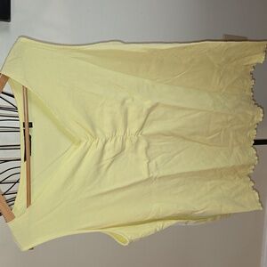 Ulla Popken Sunny Yellow Tank Womens Size 20/22 (Christine #13)